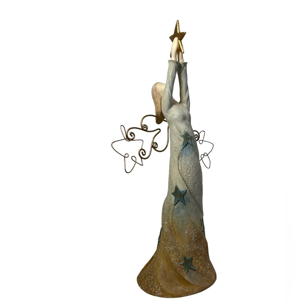 Florentine Angel by Matthew Danko Figurine Holding Up Star 2003 Westland